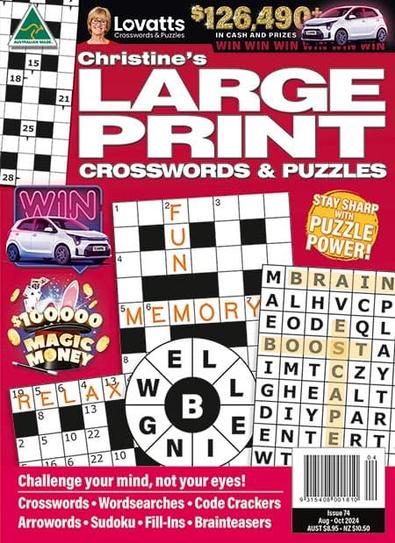 Christine's Large Print Crosswords magazine cover