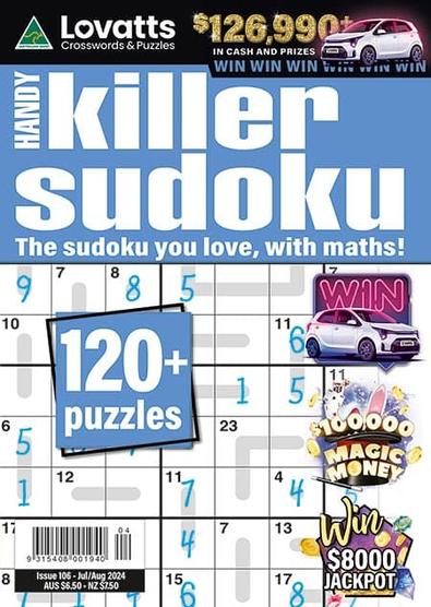 Lovatts Handy Killer Sudoku magazine cover