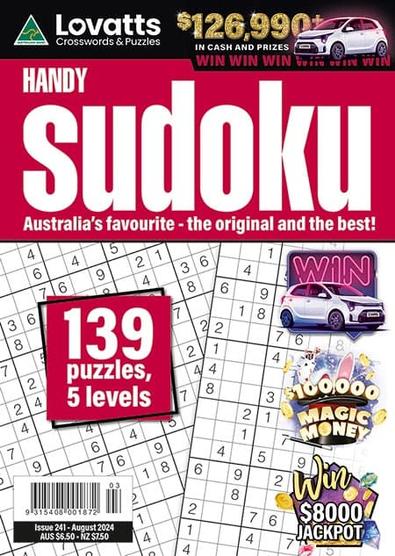 Lovatts Handy Sudoku magazine cover