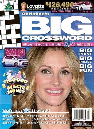 Christine's BIG Crossword magazine cover