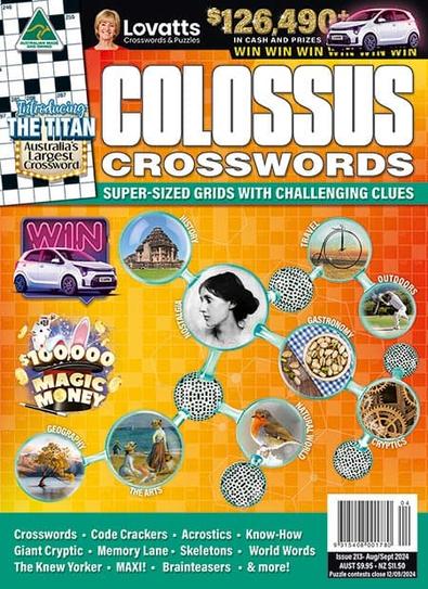 Lovatts Colossus Crosswords magazine cover