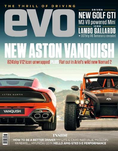 EVO magazine cover