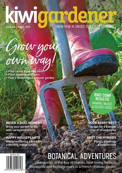 Kiwi Gardener magazine cover