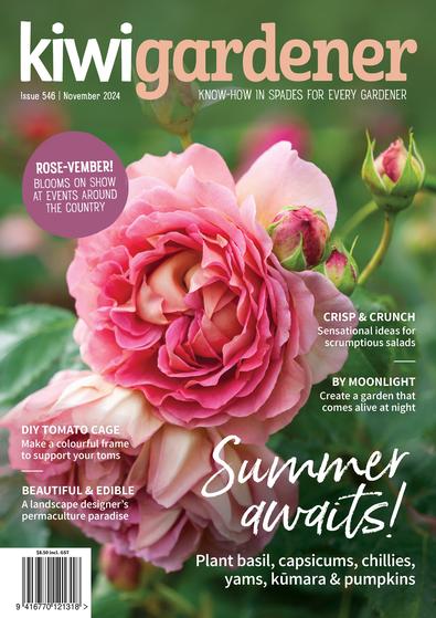 Kiwi Gardener magazine cover