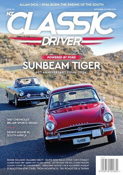 NZ Classic Driver magazine cover