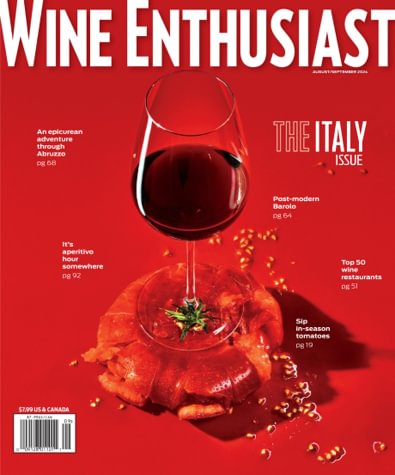 Wine Enthusiast Magazine digital cover