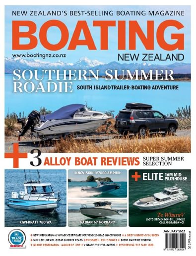 Boating NZ magazine cover