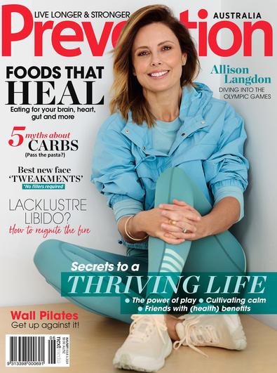 Prevention (AU) magazine cover