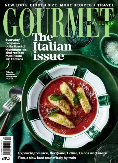 Australian Gourmet Traveller (AU) magazine cover