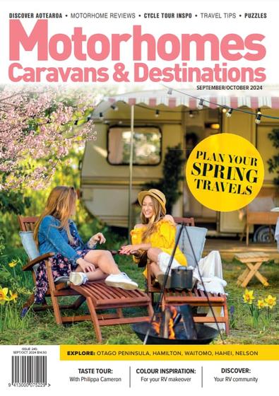 Motorhomes, Caravans & Destinations magazine cover