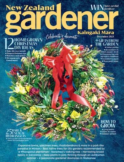 NZ Gardener magazine cover