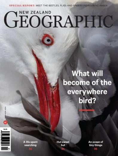 New Zealand Geographic magazine cover