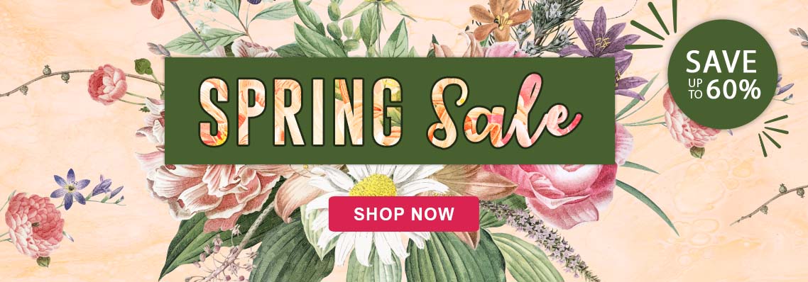 Spring Sale, save up to 60%